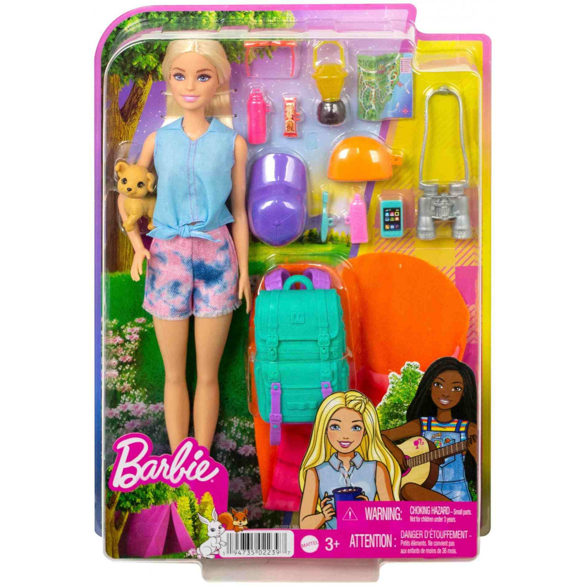 Barbie - Barbie It takes two Camping Set inkl. Malibu Puppe, Hund und Zubehör