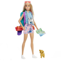 Barbie - Barbie It takes two Camping Set inkl. Malibu Puppe, Hund und Zubehör