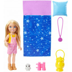 Barbie - Barbie It takes two Camping Chelsea Puppe inkl. Tier und Zubehör