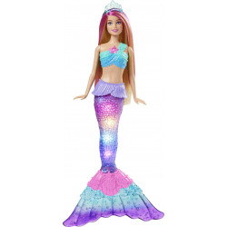 Barbie - Barbie Dreamtopia Zauberlicht Meerjungfrau Malibu Puppe