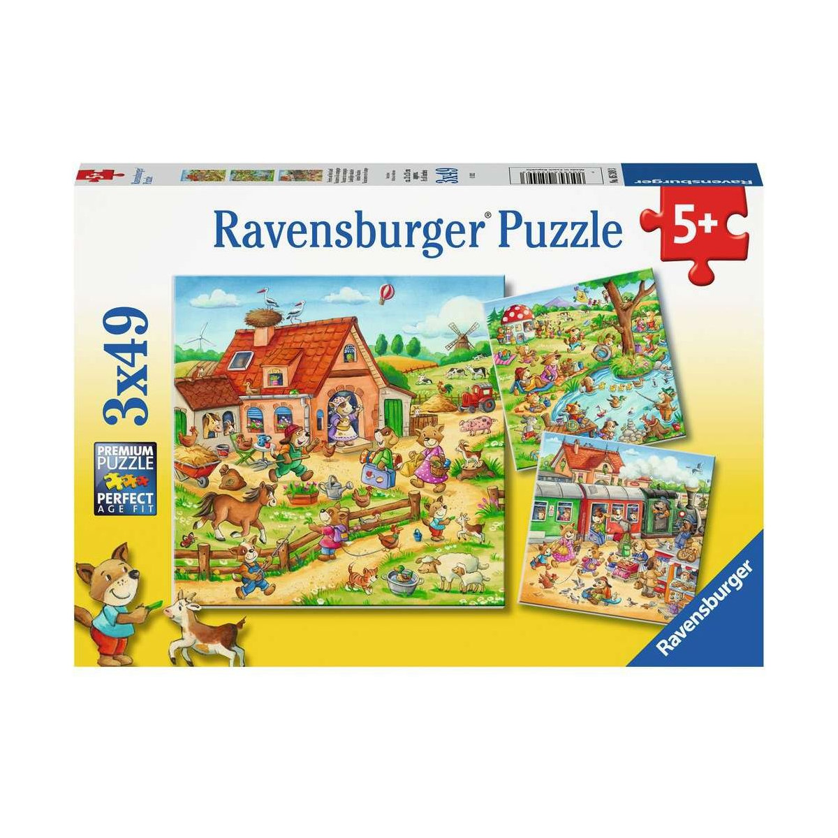 Ravensburger - Ferien auf dem Land, 3 x 49 Teile