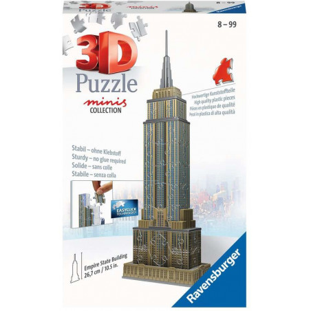 Ravensburger - 3D Puzzle - Mini Empire State Building, 54 Teile