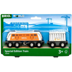 BRIO - Große Frachtlok mit Waggon Special Edition 2022