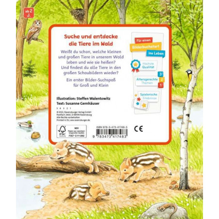 Ravensburger - Sachen suchen - Tiere im Wald