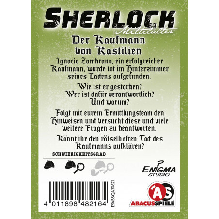 ABACUSSPIELE - Sherlock Mittelalter - Der Kaufmann von Kastilien