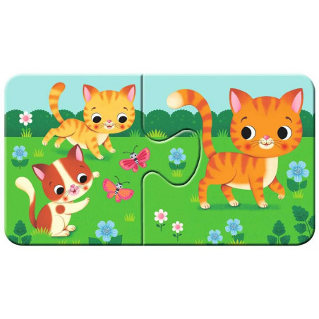 Ravensburger - Tiere und ihre Kinder, 9 x 2 Teile