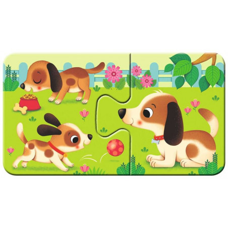 Ravensburger - Tiere und ihre Kinder, 9 x 2 Teile