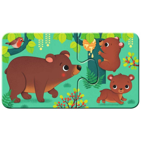 Ravensburger - Tiere und ihre Kinder, 9 x 2 Teile