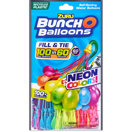Zuru - Bunch O Balloons - 3er Pack 100+ Wasserballons Neon Zuru - Bunch O Balloons - 3er Pack 100+ Wasserballons Neon
