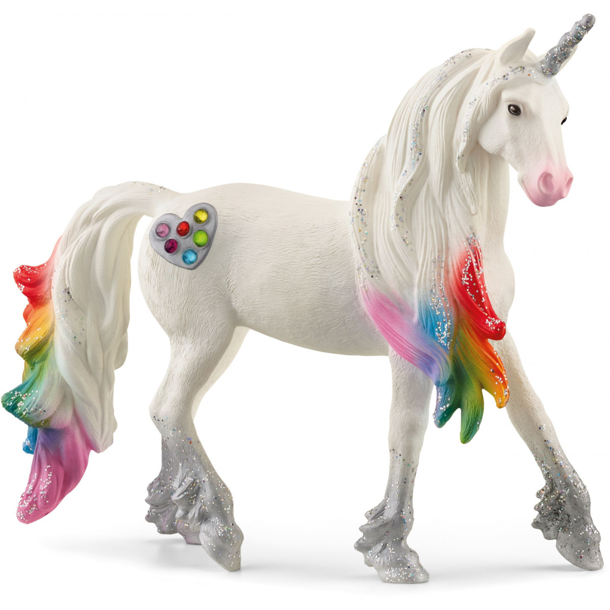 Schleich - bayala - Regenbogeneinhorn Hengst