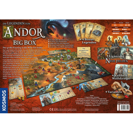 KOSMOS - Die Legenden von Andor - Big Box KOSMOS - Die Legenden von Andor - Big Box