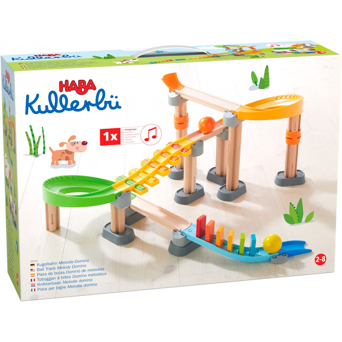 HABA - Kullerbü - Kugelbahn Melodie-Domino