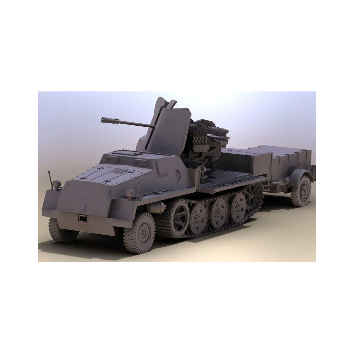 Revell - sWS mit Flak-Aufbau als Sfl. mit 3,7cm Flak 43