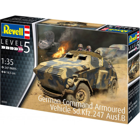 Revell - German Command Armoured Vehicle Sd.Kfz.247 Ausf.B Revell - German Command Armoured Vehicle Sd.Kfz.247 Ausf.B