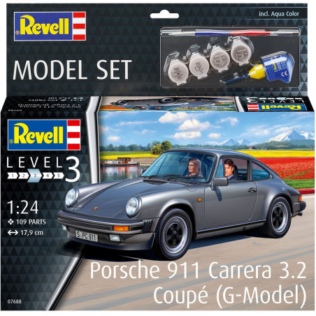Revell - Model Set Porsche 911 Carrera 3.2 Coupé G-Model Revell - Model Set Porsche 911 Carrera 3.2 Coupé G-Model