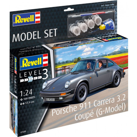 Revell - Model Set Porsche 911 Carrera 3.2 Coupé G-Model Revell - Model Set Porsche 911 Carrera 3.2 Coupé G-Model