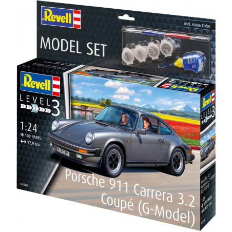 Revell - Model Set Porsche 911 Carrera 3.2 Coupé G-Model Revell - Model Set Porsche 911 Carrera 3.2 Coupé G-Model
