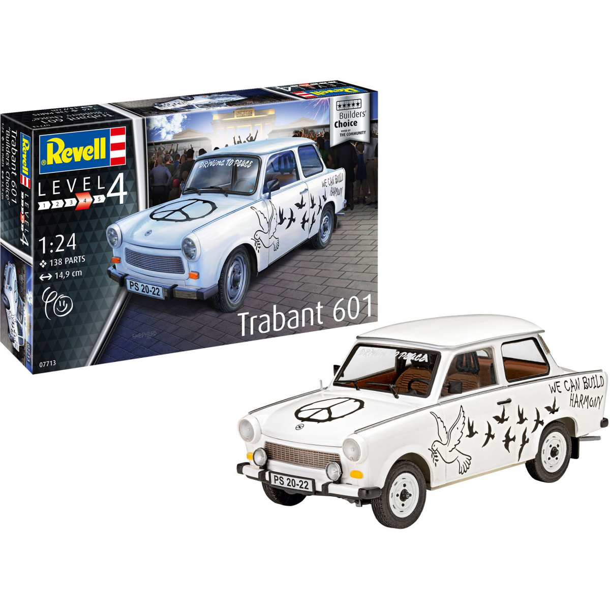 Revell - Model Set Trabant 601S - Builder's Choice