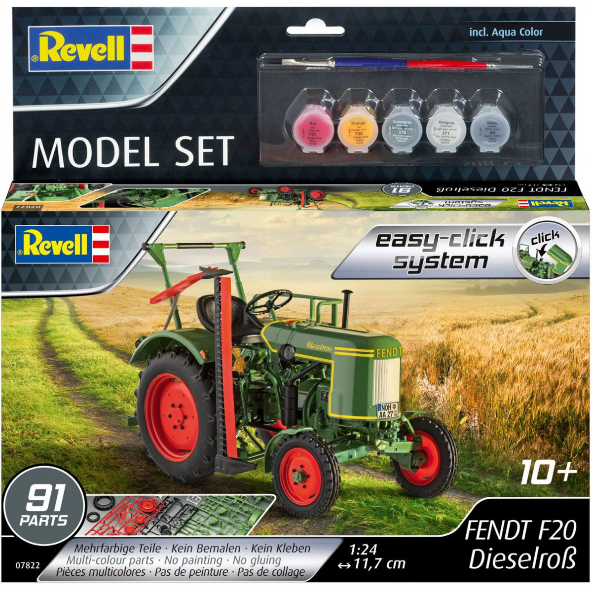 Revell - Model Set Fendt F20 Dieselroß easy-click-system