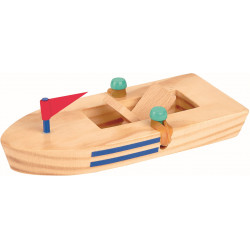 moses. - Holzboot mit Gummimotor moses. - Holzboot mit Gummimotor