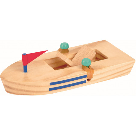 moses. - Holzboot mit Gummimotor moses. - Holzboot mit Gummimotor