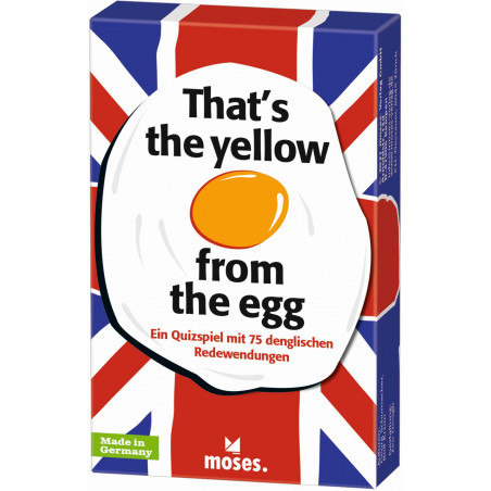 moses. - That's the yellow from the egg moses. - That's the yellow from the egg
