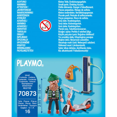 PLAYMOBIL 70873 - Special Plus - Hipster mit E-Roller