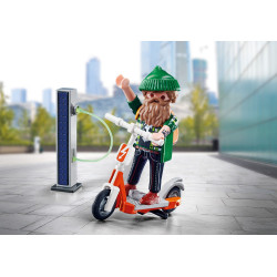 PLAYMOBIL 70873 - Special Plus - Hipster mit E-Roller