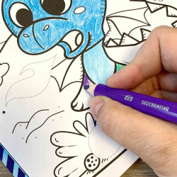 SES Creative - Activity-Malbuch Metallic 3 in 1 SES Creative - Activity-Malbuch Metallic 3 in 1