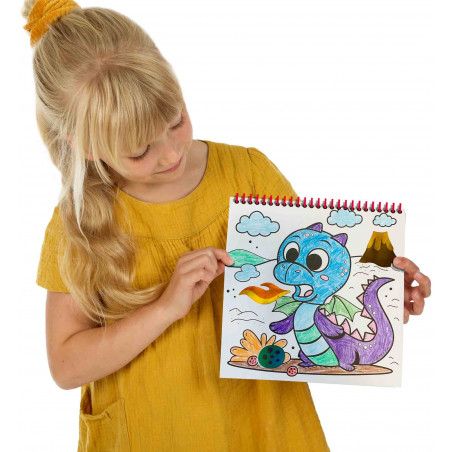 SES Creative - Activity-Malbuch Metallic 3 in 1 SES Creative - Activity-Malbuch Metallic 3 in 1