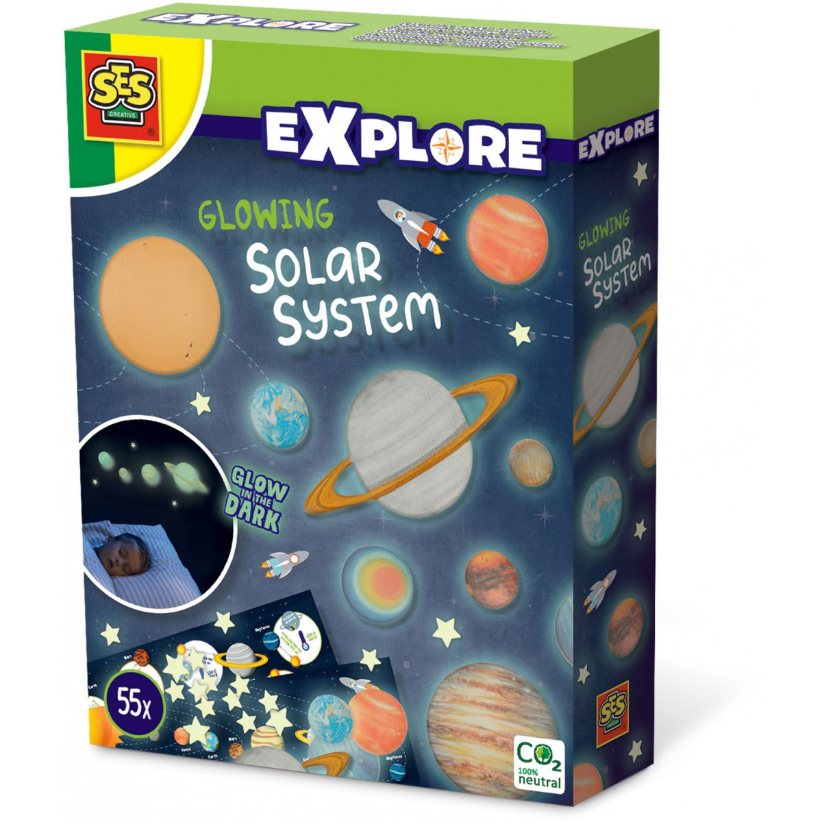 SES Creative - Explore - Leuchtendes Sonnensystem