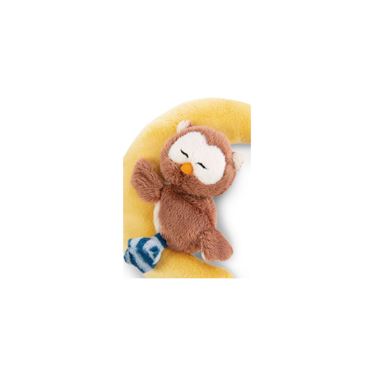 NICI - The Owlsons - Eule Oscar 9cm & Mond, mit Loop