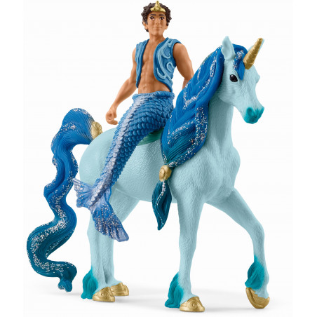 Schleich - bayala - Aryon auf Einhorn Schleich - bayala - Aryon auf Einhorn