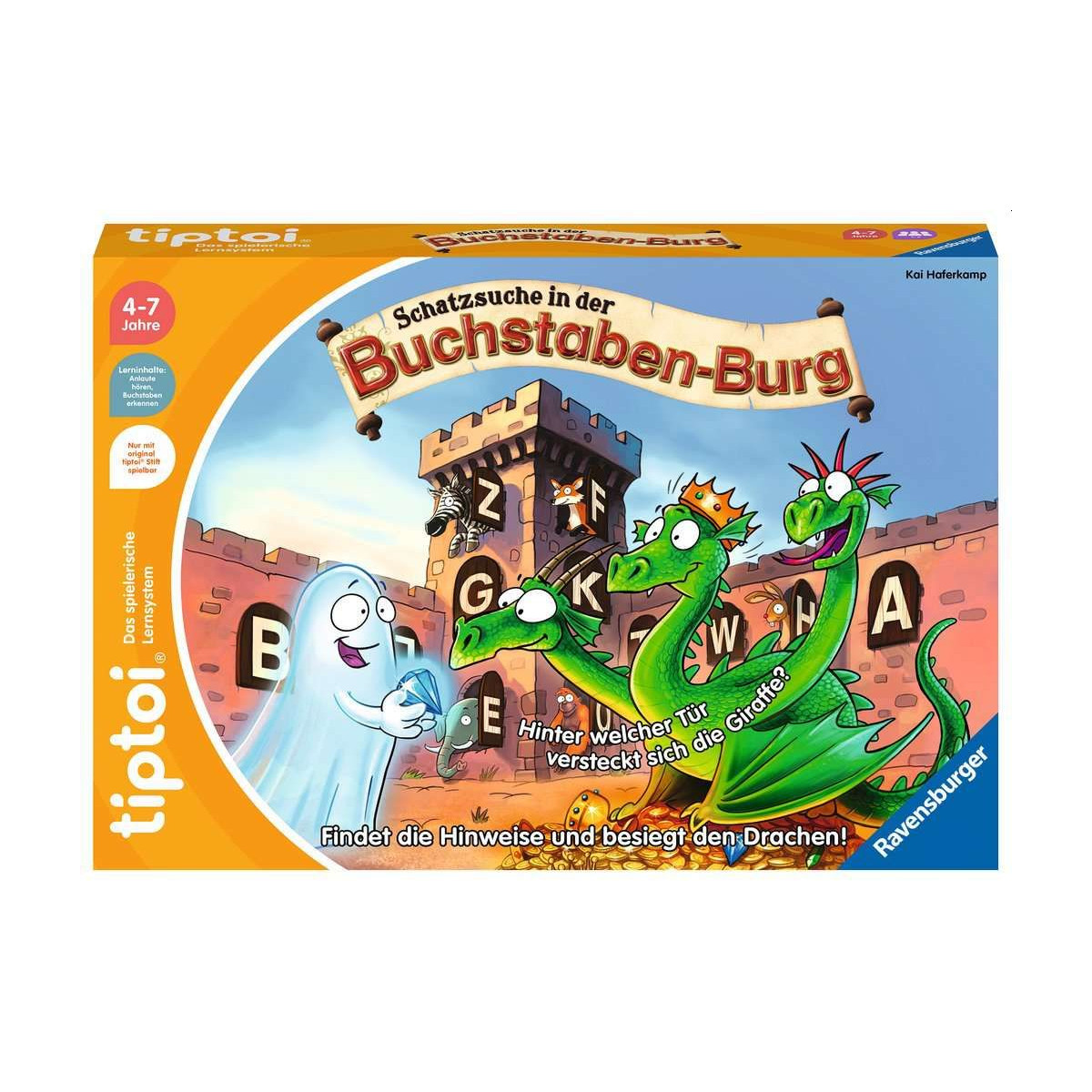 Ravensburger - tiptoi Schatzsuche in der Buchstaben-Burg