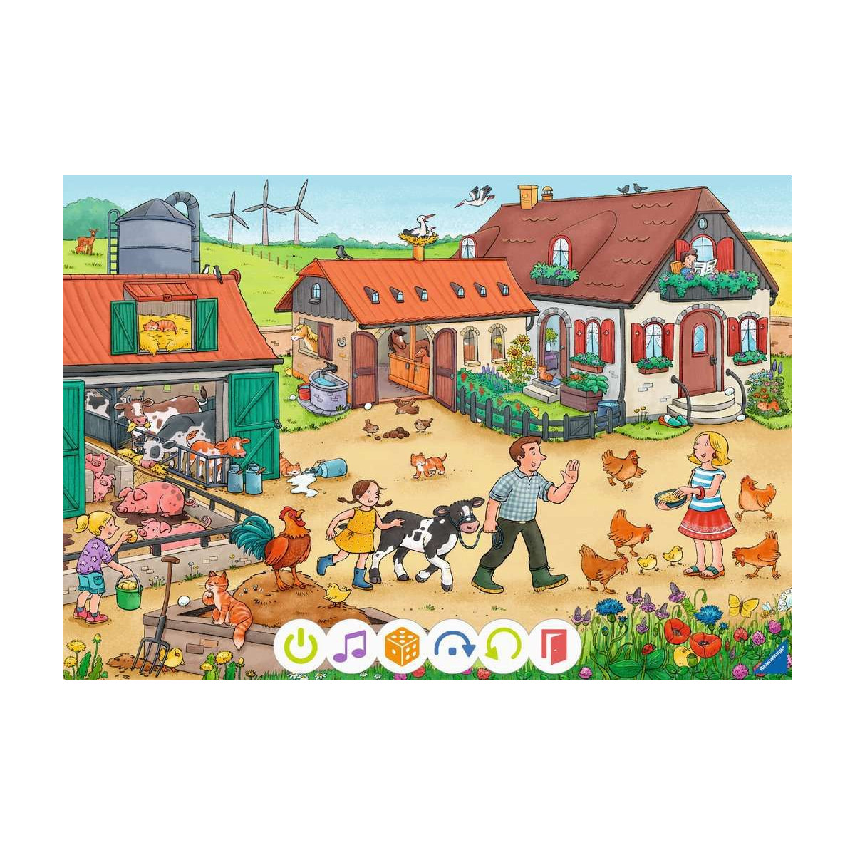 Ravensburger - tiptoi Puzzle für kleine Entdecker: Bauernhof