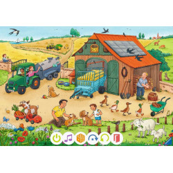 Ravensburger - tiptoi Puzzle für kleine Entdecker: Bauernhof