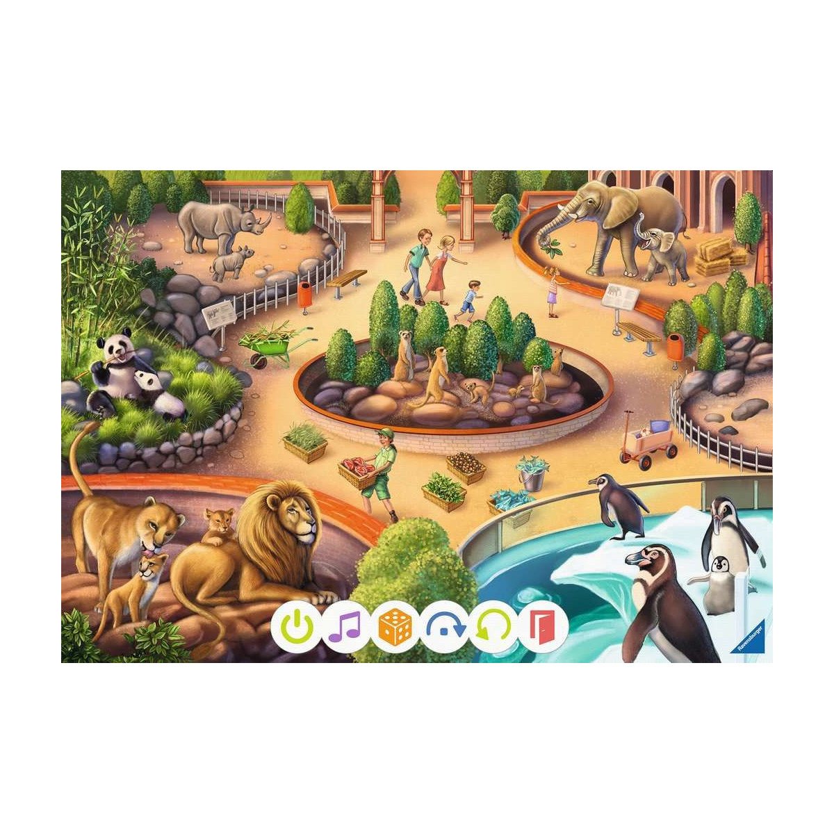 Ravensburger - tiptoi Puzzle für kleine Entdecker: Zoo