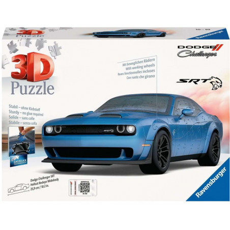 Ravensburger - Dodge Challenger SRT Hellcat Redeye Widebody, 108 Teile