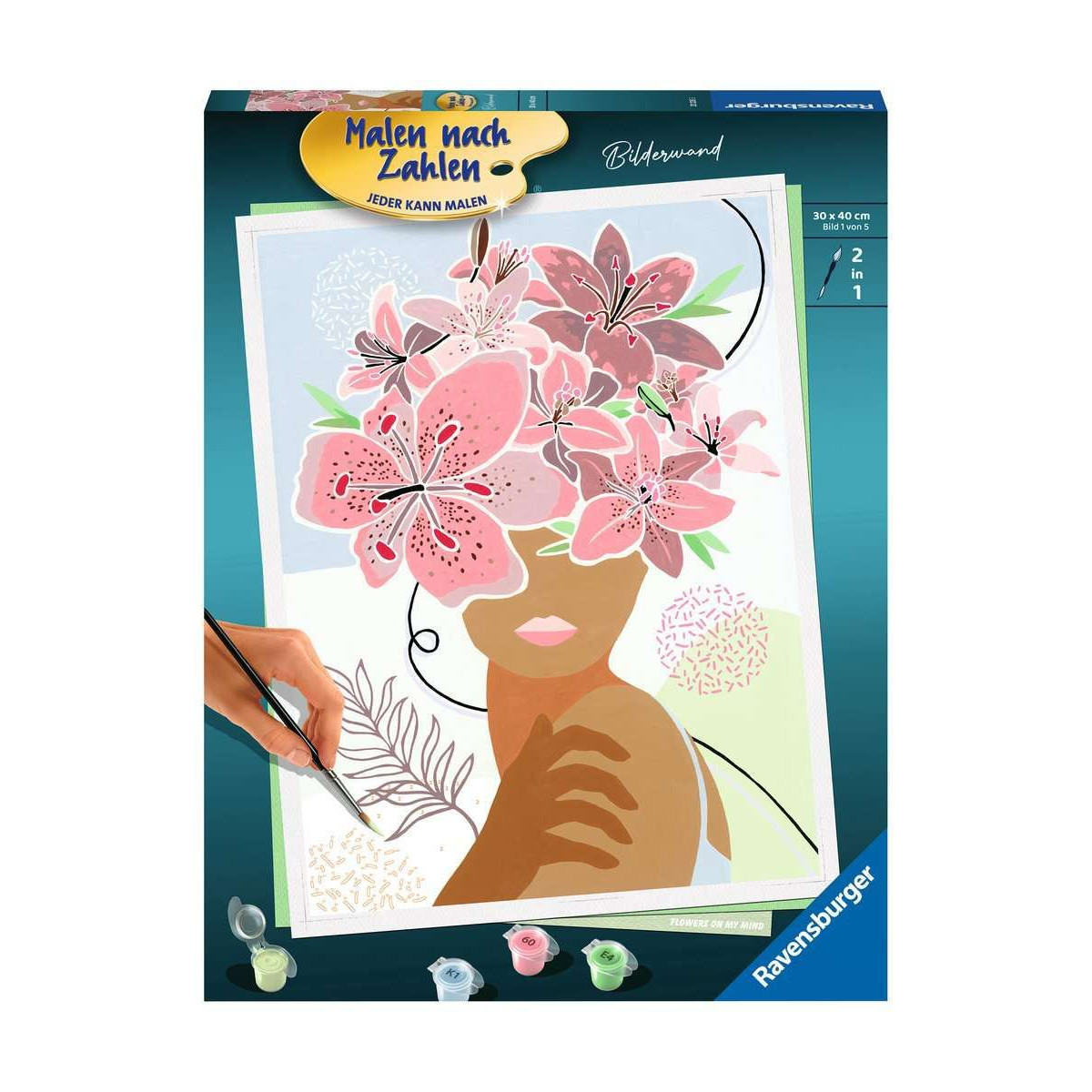 Ravensburger - Malen nach Zahlen - Flowers on my Mind