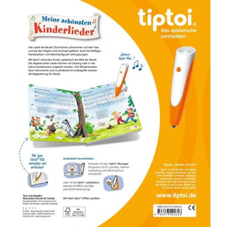 Ravensburger - tiptoi Meine schönsten Kinderlieder Ravensburger - tiptoi Meine schönsten Kinderlieder