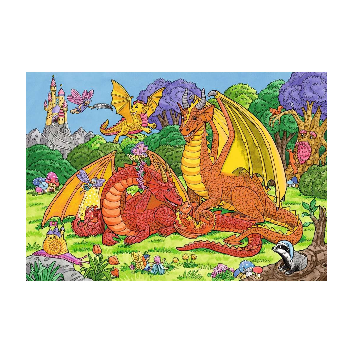 Ravensburger - Magischer Wald, 2 x 24 Teile
