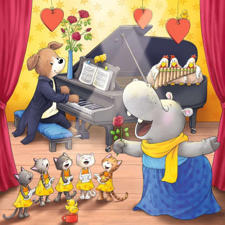Ravensburger - Tiere auf der Bühne, 3 x 49 Teile Ravensburger - Tiere auf der Bühne, 3 x 49 Teile
