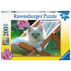 Ravensburger - Weißes Kätzchen, 200 Teile