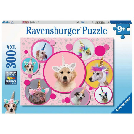 Ravensburger - Knuffige Einhorn-Hunde, 300 Teile Ravensburger - Knuffige Einhorn-Hunde, 300 Teile