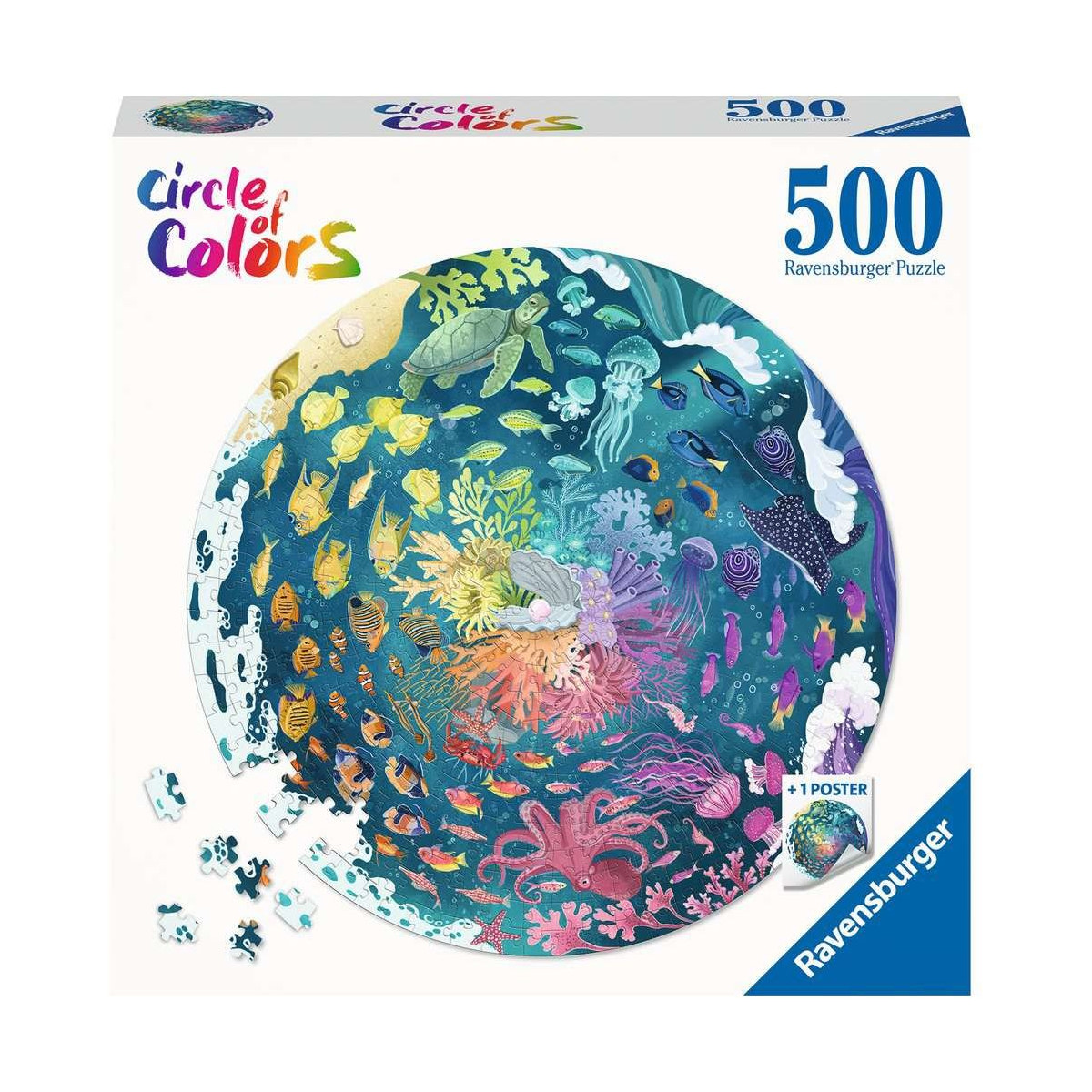 Ravensburger - Circle of Colors - Ocean & Submarine, 500 Teile