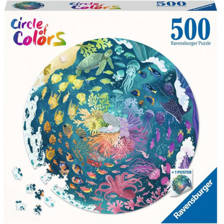 Ravensburger - Circle of Colors - Ocean & Submarine, 500 Teile