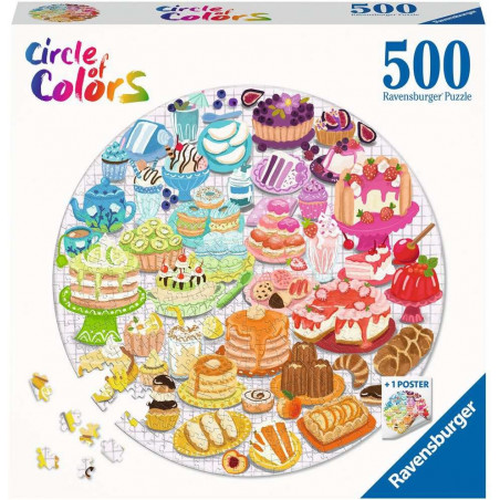 Ravensburger - Circle of Colors - Desserts & Pastries, 500 Teile