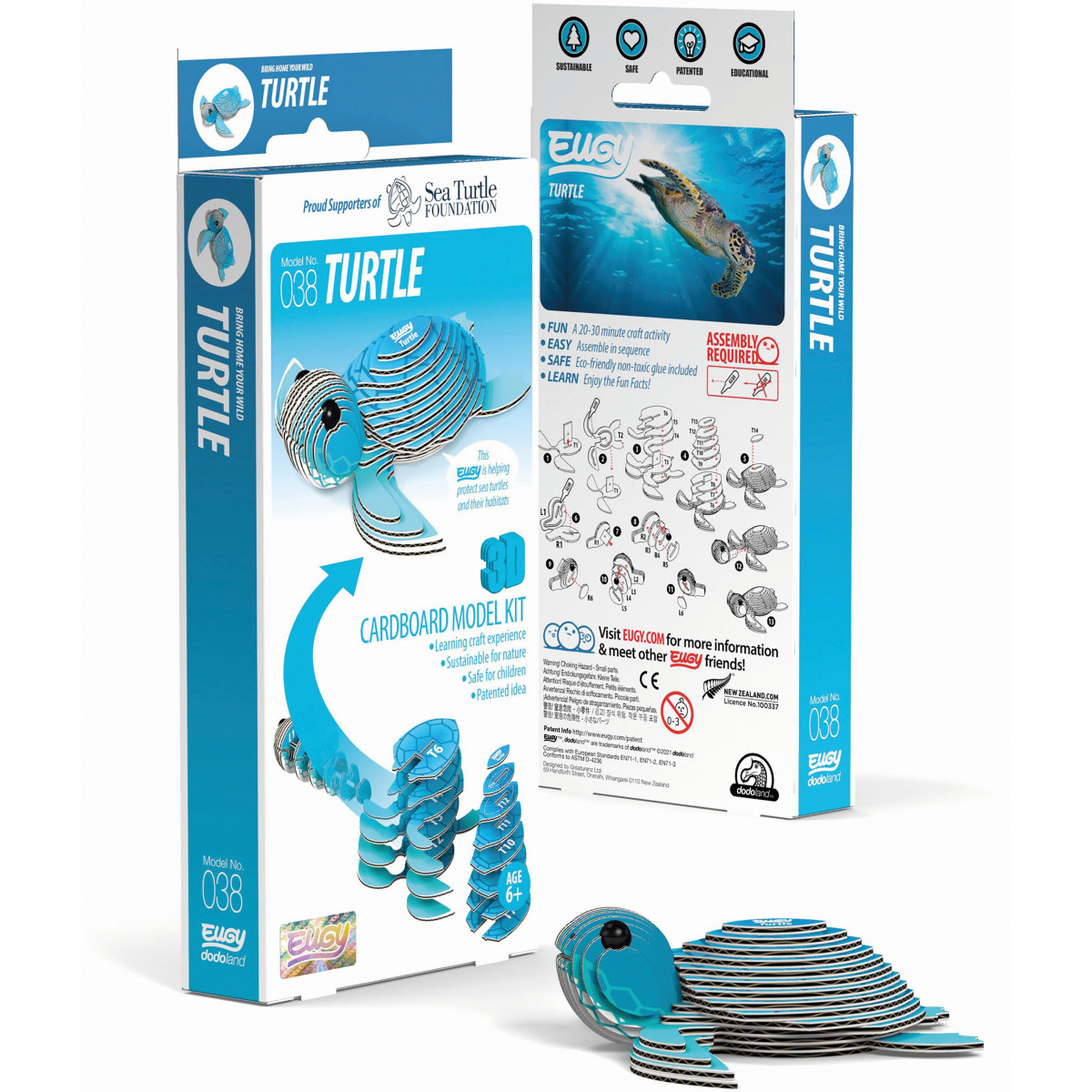 Eugy - 3D Bastelset Schildkröte