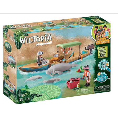 PLAYMOBIL 71010 - Wiltopia - Bootsausflug zu den Seekühen