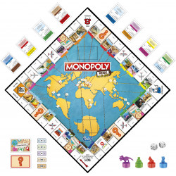 Hasbro - Monopoly Reise um die Welt